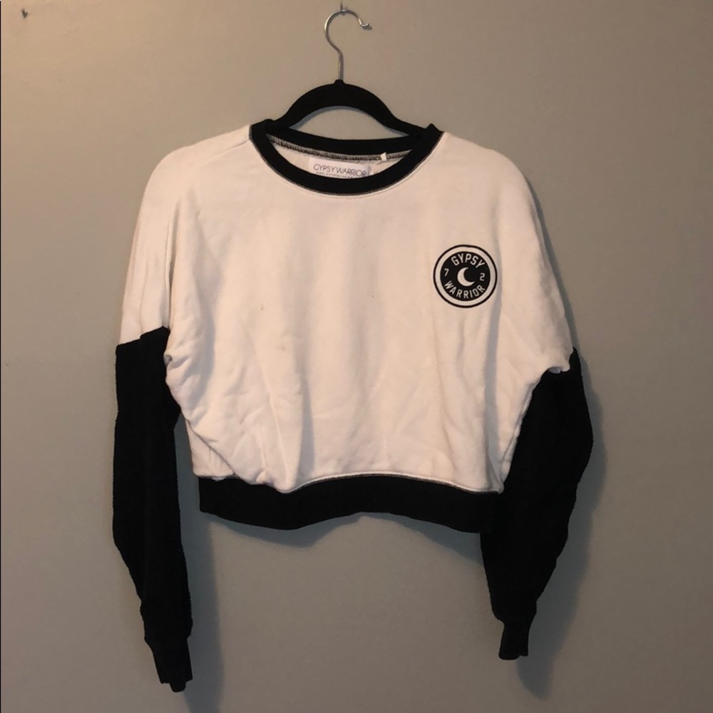 gypsy warrior cropped sweatshirt